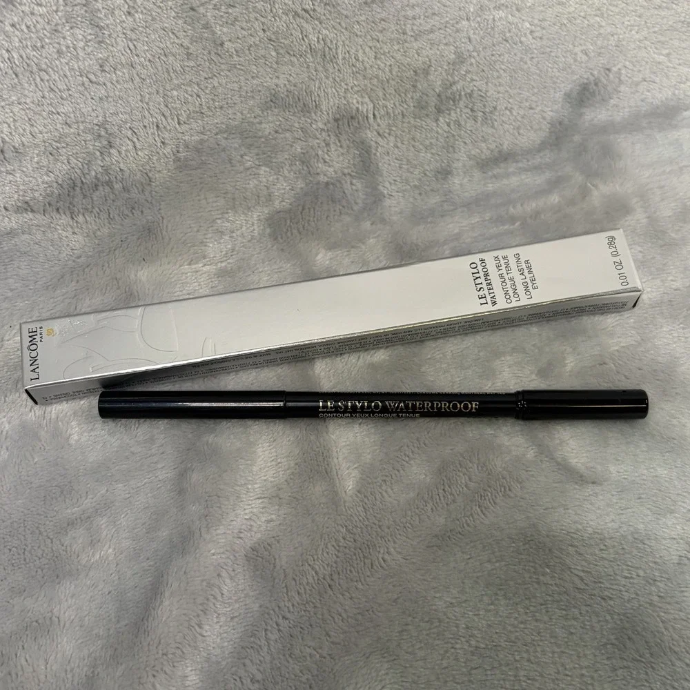 Lancome‎ Le Stylo Waterproof Eyeliner Noir Black Smudge End NIB Discontinued